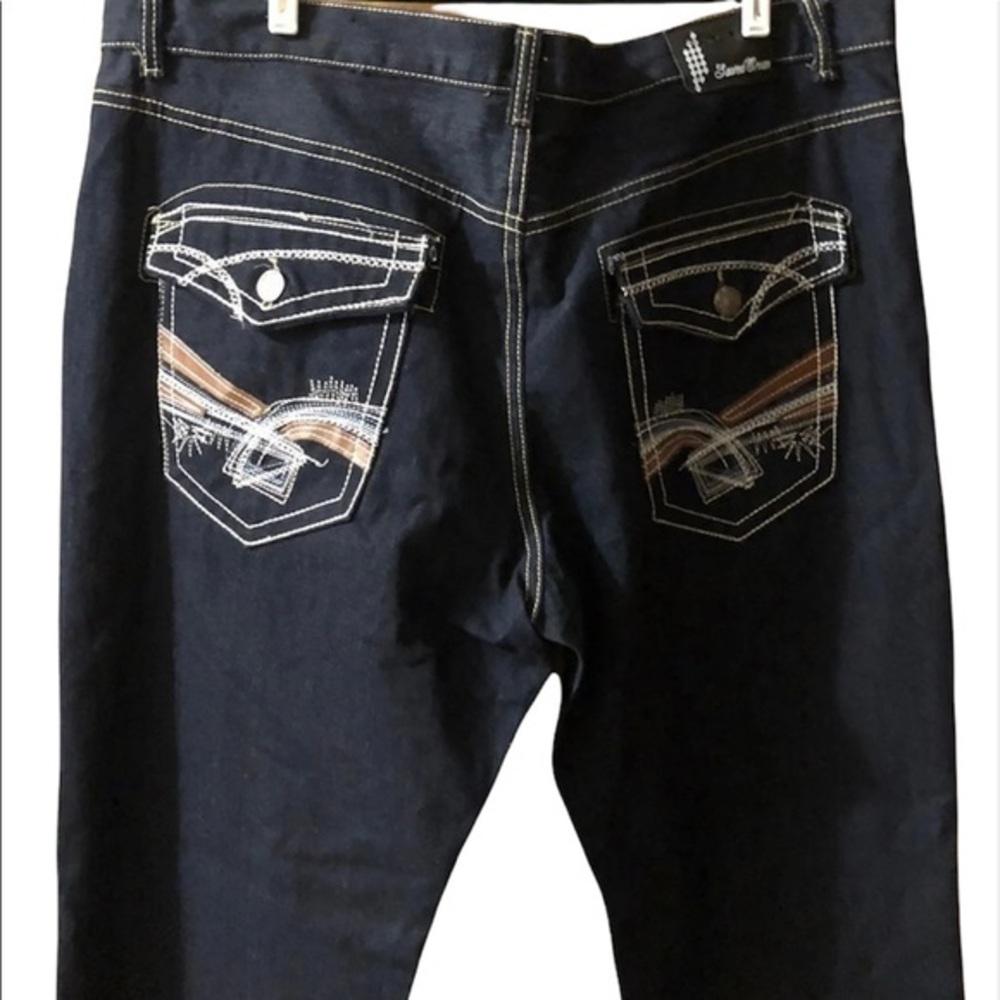 Sacred Crown Jeans Mens Size 48 Blue Cotton‎